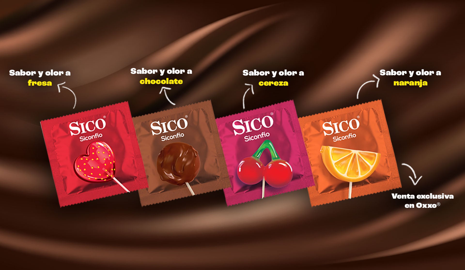 Condones de sabores - Sico Play