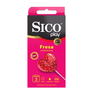 SICO CONDÓN PLAY FRESA